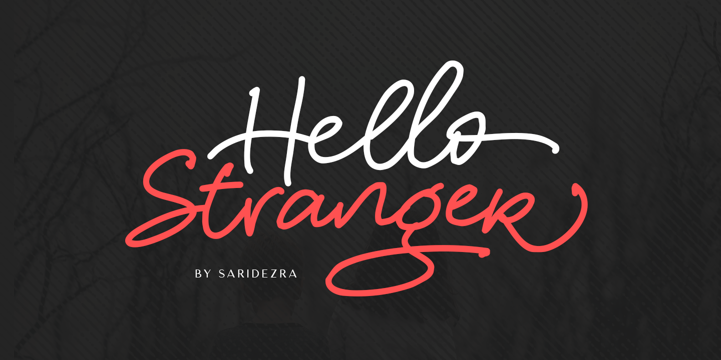Czcionka Hello Stranger